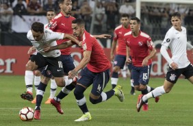 Jogo contra o Independiente foi muito corrido na Arena Corinthians