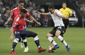 Partida contra o Independiente foi bastante movimentada, na Arena Corinthians