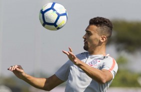 Lo Santos no treino desta manh