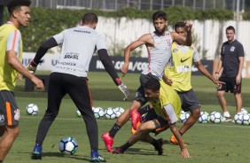 Treino desta sexta-feira no CT Joaquim Grava