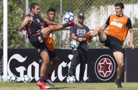 Timo faz sua ltima atividade antes do duelo contra o Cear, na Arena Corinthians