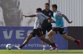 Time nem descansou e já treinou nesta segunda-feira no CT