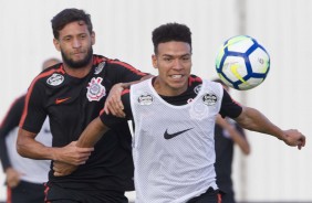 Capixaba e Marquinhos Gabriel treinaram hoje no CT