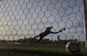 Arqueiros do Timão treinaram nesta quarta-feira pela última vez antes do duelo contra o Vitória
