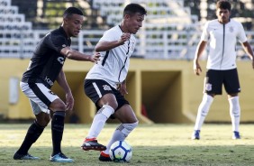 Renan Areias durante jogo contra o Botafogo, pela Copa do Brasil sub-20