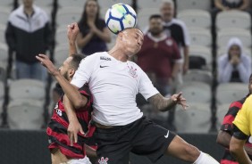 Sidcley durante jogo contra o Vitria, pela Copa do Brasil, na Arena Corinthians