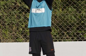 O goleiro Cássio não tem folga e sempre vai a campo treinar após os jogos