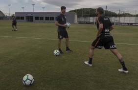 Danilo durante o treino antes do Drbi de domingo, o primeiro do Brasileiro