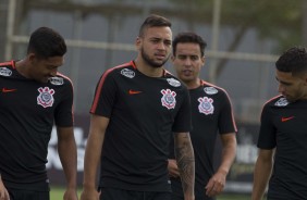 Jogadores fizeram última atividade antes do Dérbi de domingo, nesta manhã, no CT
