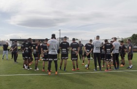 Time foi a campo no ltimo treino antes do Drbi contra o Palmeiras, o primeiro do Brasileiro