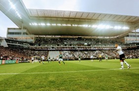 Arena Corinthians durante o Dérbi, em partida válida pelo Brasileirão