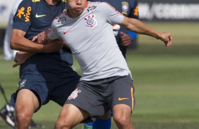 Marquinhos Gabriel durante jogo-treino com a seleção sub-20, no CT Joaquim Grava