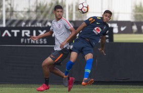 Matheus Matias no foi bem jogo-treino com a seleo sub-20, no CT Joaquim Grava