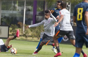 Paulo Roberto durante jogo-treino com a seleção sub-20, no CT Joaquim Grava