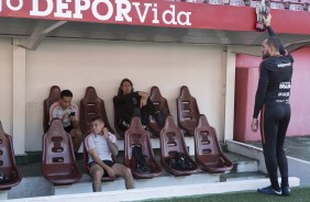 Jadson, Cssio, Sidcley e Walter no estdio Metropolitano de Lara para treinar