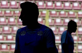 Mantuan durante atividade no estádio Metropolitano de Lara, na Venezuela