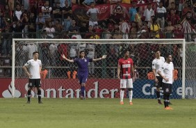 Cssio durante o jogo contra o Deportivo Lara, pela Libertadores da Amrica, na Venezuela