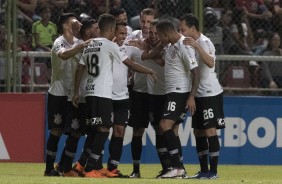 Elenco marcou sete gols contra o Deportivo Lara, pela Libertadores, na Venezuela