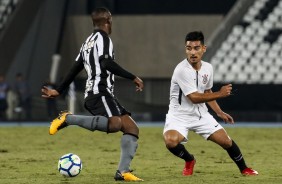 Fabrcio Oya durante segundo jogo da semifinal contra o Botafogo, pela Copa do Brasil sub-20