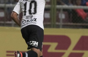 Jadson fez seu primeiro hat-trick com a camisa do Corinthians contra o Deportivo Lara