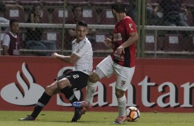 Mantuan atuando contra o Deportivo Lara, pela Libertadores