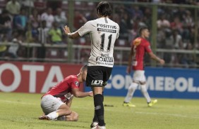 Romero marcou um belíssimo gol de voleio contra o Deportivo Lara