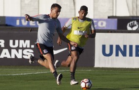 Bruno Xavier durante treinamento no CT Joaquim Grava nesta segunda-feira