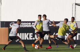 Jogadores treinaram no CT de olho no duelo contra o Millonarios