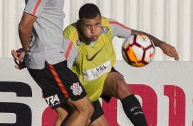 Rodrigo Figueiredo e Sidcley no treino de hoje no Centro de Treinamentos