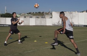 Volante Ralf durante o treino de hoje no Centro de Treinamentos Joaquim Grava