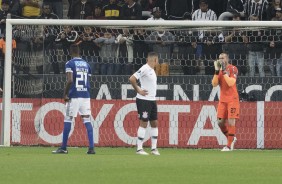 Goleiro Walter durante partida contra o Millonarios, na Arena Corinthians