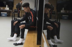 Marquinhos Gabriel se prepara para o jogo contra o Millonarios