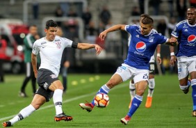 Na Arena Corinthians, Balbuena enfrentou o Millonarios, da Colmbia