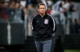 O tcnico Osmar Loss fez seu primeiro jogo contra o Millonarios, na Arena Corinthians