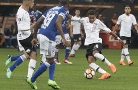 Pedrinho tambm fez boa participao na partida contra o Millonarios