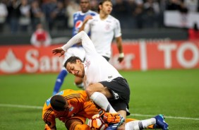 Rodriguinho esteve perto de marca para o Corinthians diante o Millonarios, da Colmbia