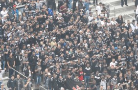 Torcida comparece na Arena Corinthians para acompanhar final da Copa do Brasil contra o o Paulo