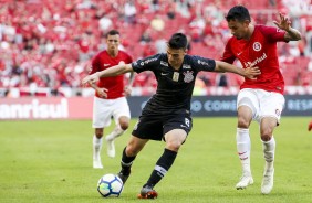 O menino Mantuan jogando contra o Internacional, no Beira-Rio