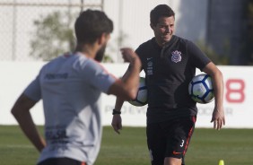 Osmar Loss no treino desta quarta