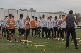 Último treinamento antes de enfrentar o Santos, pelo Brasileirão