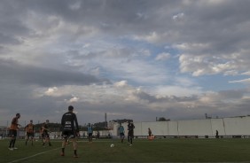 Corinthians faz treino depois da derrota para o Santos, na Arena Corinthians