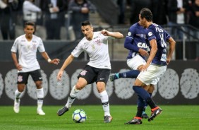 Mantuan durante jogo contra o Santos, na Arena Corinthians, pelo Brasileirão
