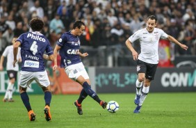Rodriguinho não conseguiu balançar as redes contra o Santos