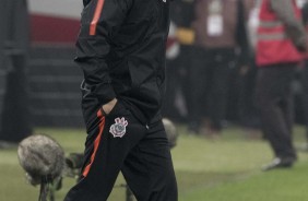 Osmar Loss comandou o ltimo jogo do Corinthians na Arena, antes da parada para a Copa