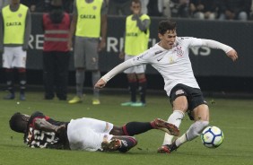 Vital durante jogo contra o Vitria, pelo Brasileiro, na Arena Corinthians