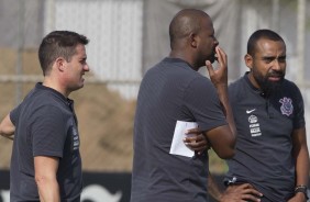 Comisso tcnica comandou o primeiro treino antes do duelo contra o Bahia, pelo Brasileiro