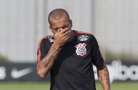 Sheik durante o treino de hoje no CT; Foco total no Bahia, pelo Brasileiro