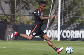 Paulo Roberto no treinamento que ocorreu nesta manh no CT Joaquim Grava