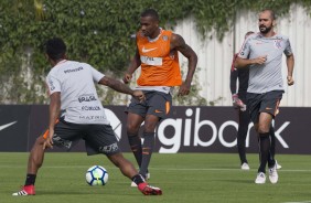 O treinamento tem como foco o amistoso contra o Cruzeiro, na próxima quarta-feira