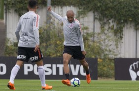 Roger na preparao do Corinthians